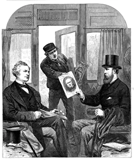 Front Page News Prints: The Ministerial Crisis: a sketch at the Great Western Railway Station