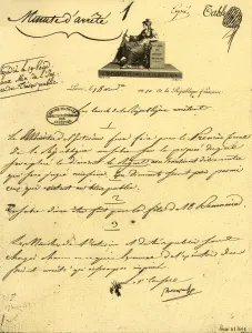 Document Prints: Ministerial order concerning... a... sabre for the First Consul, 10 October 1801, (1921)