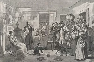 Our Ministers Donation Party (Harpers Bazar, Vol. I), December 19, 1868
