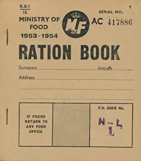 Official Collection: Ministry of Food Ration Book, 1953-1954