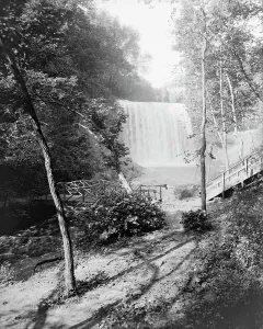 Viewpoint Prints: Minnehaha Falls, Minneapolis, Minn. between 1900 and 1910. Creator: Byron Company