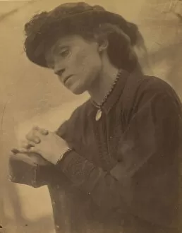 Sadness Gallery: Minnie Thackeray, 1865. Creator: Julia Margaret Cameron