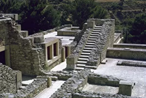 Minoan Royal palace at Knossos on Crete