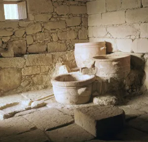 Minoan Gallery: Minoan wine press, 16th century
