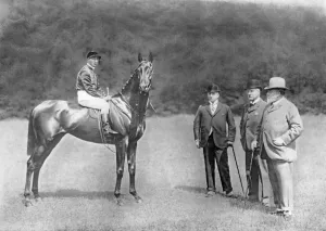Edwardian Prints: Minoru (Derby and 2000 Guineas winner), 1909 (1938). Artist: WW Rouch