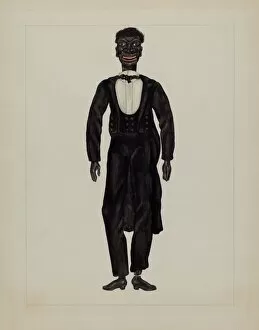 Negro Collection: Minstrel Puppet, c. 1937. Creator: Verna Tallman