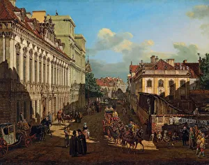 Bellotto Prints: Miodowa Street in Warsaw, 1777