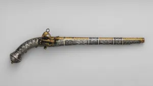 Caucasus Asia Prints: Miquelet Pistol, Caucasian, Tbilisi, Georgia, or Dagestan, ca. 1830-50. Creator: Unknown