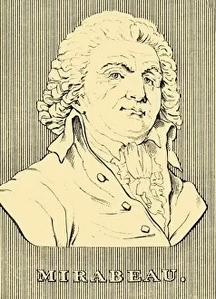 De Bourbon Louis Xvi Of France King Of France Gallery: Mirabeau, (1749-1791), 1830. Creator: Unknown