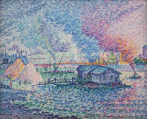 Impressionists Prints: Mirabeau Bridge, 1903. Creator: Signac, Paul (1863-1935)