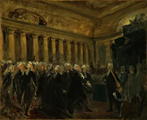 Mirabeau Confronts the Marquis de Dreux-Breze (Sketch), 1831 Mirabeau Confronts the Marquis de Dreux-Breze (Sketch), 1831