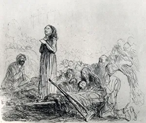 Jean Louis Prints: The Miracle, 1925. Artist: Jean Louis Forain