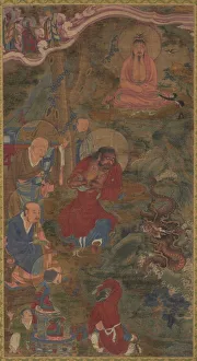 And Gold On Silk Gallery: Miracle of the Dragon, 1600s. Creator: Unknown