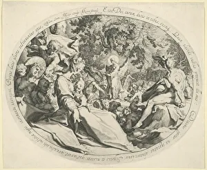 Bloemaert Abraham Prints: The Miracle of the Five Loaves, 1595. Creator: Jacques de Gheyn II