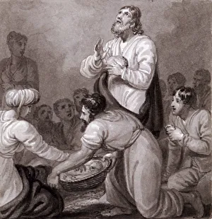 Corbould Prints: The Miracle of the Loaves and Fishes, c1810-c1844. Artist: Henry Corbould