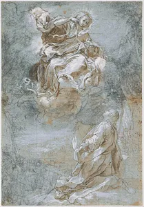Barocci Gallery: The Miracle of the Sacred Belt, ca 1600-1610. Artist: Barocci, Federigo (1528-1612)