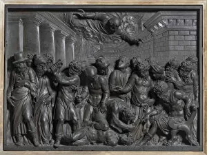 Apostles History Gallery: The Miracle of the Slave (The Miracle of Saint Mark), 1541. Creator: Sansovino, Jacopo (1486-1570)
