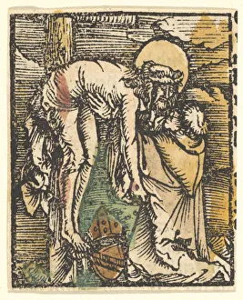 St Bernard Prints: The Miracle of St. Bernard (copy), after 1512. Creator: Unknown