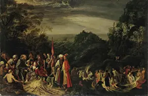 Apostle Prints: Miracle of St Paul on the Island of Malta, 1620. Creator: David Teniers I