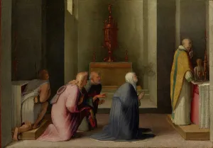 Dominican Prints: The Miraculous Communion of Saint Catherine of Siena