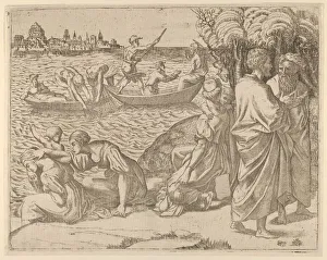 Catch Prints: The Miraculous Draught of Fishes, 1540-50. 1540-50. Creator: Anon