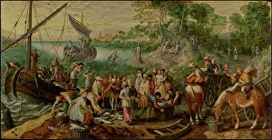 Catch Prints: The Miraculous Draught of Fishes, 1563. Creator: Joachim Beuckelaer