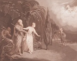 Caves Prints: Miranda (Shakespeare, The Tempest, Act 1, Scene 2), 1784. Creator: Caroline Watson