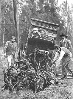 Stuck Prints: Mired -- Travelling under difficulties in Tasmania