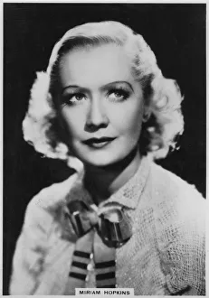 Miriam Hopkins, American actress, 1938 Miriam Hopkins, American actress, 1938