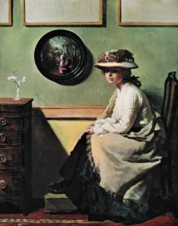 Orpen Prints: The Mirror, 1900 (1926). Artist: William Newenham Montague Orpen