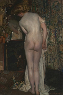 The Mirror, 1905. Creator: Emile Vloors