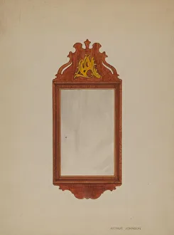 Arthur Johnson Prints: Mirror, c. 1936. Creator: Arthur Johnson