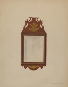 Mirror, c. 1936. Creator: Arthur Johnson