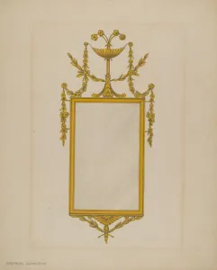 Arthur Johnson Prints: Mirror, c. 1937. Creator: Arthur Johnson