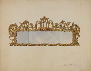 Gilbert Sackerman Prints: Mirror, c. 1937. Creator: Gilbert Sackerman