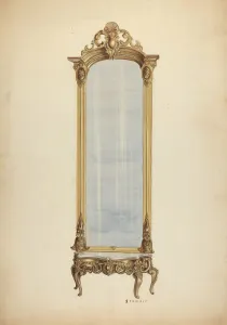 Images Dated 3rd December 2021: Mirror, c. 1937. Creator: Robert Stewart