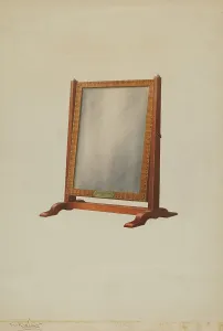 Wenger Frank Prints: Mirror, c. 1938. Creator: Frank Wenger
