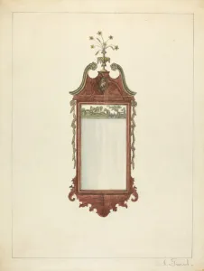 Gorid Nicholas Prints: Mirror, c. 1953. Creator: Nicholas Gorid