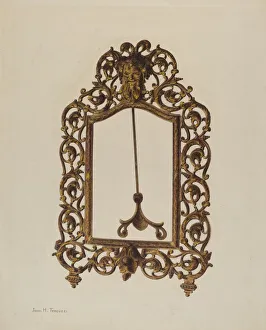 John H Prints: Mirror Frame, 1940. Creator: John H. Tercuzzi