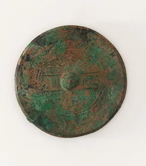 Mirror, Han dynasty, 206 BCE-220 CE. Creator: Unknown