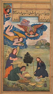 And Gold On Paper Prints: Mirror of Holiness (Mir at al-quds) of Father Jerome Xavier, 1602-1604. Creator: Unknown