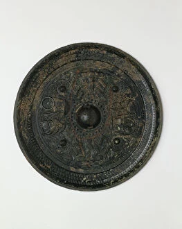Gods Gallery: Mirror with Images of Daoist Deities, Eastern Han dynasty (A.D. 25-220), 2nd/3rd century A.D
