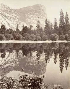 Mirror Lake Prints: Mirror Lake, Yosemite, ca. 1872, printed ca. 1876. Creator: Attributed to Carleton E