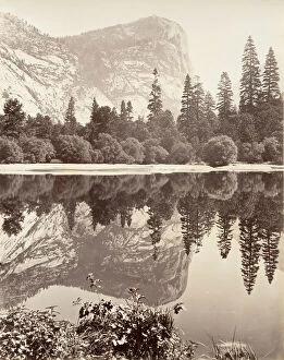 Attributed To Carleton E Collection: Mirror Lake, Yosemite, ca. 1872, printed ca. 1876. Creator: Attributed to Carleton E