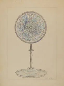 Lemberg Gertrude Prints: Mirror Support, c. 1936. Creator: Gertrude Lemberg