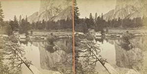 Carleton Eugene Watkins Gallery: Mirror View of El Capitan, Yosemite Valley, Mariposa County, Cal. 1861 / 76