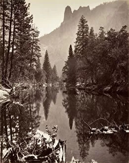Mirror View of Sentinel Rock, Yosemite, ca. 1872, printed ca. 1876