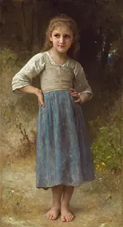 Mischief Prints: The Mischievous One, 1899. Creator: William-Adolphe Bouguereau