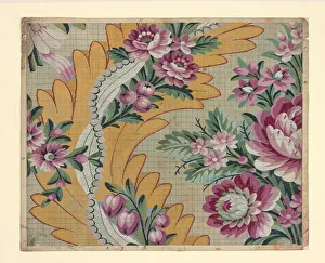 Graph Paper Prints: Mise-en-carte (Point-paper), France, 1787. Creator: Germain Freres