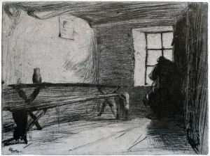 Miser Prints: The Miser, c1851 (1904). Artist: James Abbott McNeill Whistler